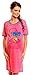 Zeta Ville - Women's Maternity Cotton Bee Print Nursing Nightdress - 370c (Fuchsia, 10)