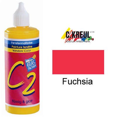 C.KREUL Window Color Hobby Line "C2", 125 ml, fuchsia