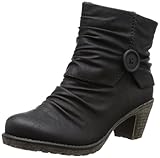 Annalena Rieker Damen 91581 Warm gefüttert Classics Halbschaft Stiefel und Stiefeletten, Schwarz (Schwarz/00), 41