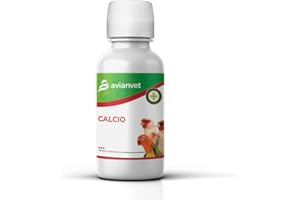 AVIANVET Calcio Líquido | Suplemento alimenticio para pájaros | Fuente Extra de Calcio, indicado para Puesta de Huevos (100 ml)