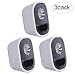 Produktbild BECEMURU Arlo Light Silikon Skins Sicherheitslicht Schützen und Camouflage Cam mit UV-Licht und Wetter beständig Silikon Skins für Arlo Light (Weiß, 3 Pack)
