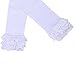 Malloom® Children Girl Candy Color Kneepad Socks Leg Warmer (White)