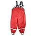 Polarn O. Pyret Unisex Rain Trousers, Poppy, 1-2 Years (Manufacturer Size:86/92)