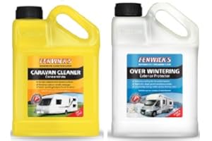 Fenwicks Caravan Cleaner & Overwintering Exterior Protector Twin Pack (Both 1 Litre Bottles)