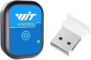 WITMOTION [Sensori di accelerazione Bluetooth 5.0] WT9011DCL MPU9250 Mini sensore inerziale wireless, 3 assi accelerometro + giroscopio + magnetometro)+ inclinometro, modulo sensore IMU AHRS a 9 assi USB