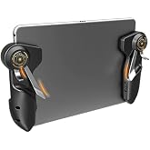 عصا التحكم المحمولة MEMO AKpad6k 6 Finger Trigger PUBG لجهاز iPad اللوحي، أسود