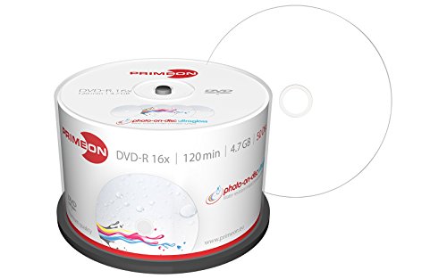 Primeon DVD-R Rohlinge (16x Speed, 4,7GB, 120 Min, 50-er Spindel) - 2