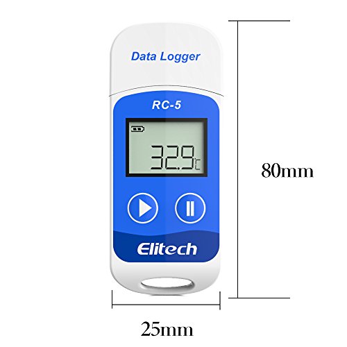 Therm USB-Temperatur Datenlogger Hohe Genauigkeit Datenlogger Temp Recorder 32000 Punkte Kapazität - 2