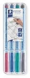Rotuladores con tinta fácil de borrar, idóneos para escribir sobre pizarras blancas, diapositivas y transparencias para proyectores.