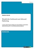 Wandel des Outbound zum Inbound Marketing: Content Marketing als Erfolgs-und Zukunftsfaktor hinsichtlich Markenführung und Unternehmenskommunikation by Daniela Schultz