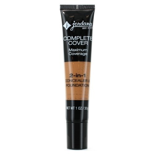 Jordana Complete Cover 2-in-1 Concealer & Foundation - Golden Caramel