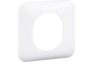 SCHNEIDER ELECTRIC Ovalis - Plaque de finition blanche (RAL9003) - 1 poste