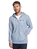 quiksilver fleece pullover klassischer Quiksilver Herren X Comp Elite Fleece Top, Stone Wash Heather, L