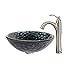 Produktbild Kraus GV-396-19mm Dryad Glass Vessel Bathroom Sink by Kraus