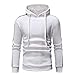 Produktbild Mymyguoe Herren Kapuzenpulli Männer die Farbe Pullover Langarm Kapuzenpulli Tops Bluse Kapuzenpullover Hoodie Oberbekleidung Sweatshirt Oberteile Kapuzenjacke Kapuzenshirt mit Kapuze Winterjacke