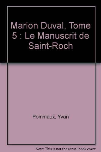 couverture de : Marion Duval. Le manuscrit de Saint-Roch