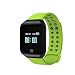 Produktbild KLE Smart Armband Uhr Herzfrequenz Blutdruck Armband Wasserdicht Bluetooth Oximeter Schrittzähler Smart Watch (Farbe : Green)