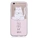 Produktbild iPhone 6/6S (4,7") Hülle, Edaroo Ultra Dünn Leicht Transparent Klar Silikon Handyhülle mit Süßes Bunt Motiv SchutzHülle TPU Gel Weiche Dünne Silikon Rückseiten Hülle Backcase Cover für Apple iPhone 6/6S (4,7 zoll) - Yoga Coffee Nap Katze