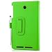 Produktbild Saxonia Asus MeMo Pad 8 Hülle Case Tablet Tasche Schutzhülle Cover Premium Qualität mit Standfunktion + Touch Stift (Pen) Grün