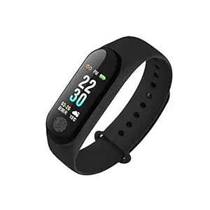 ZXEGA M3 Smart Fitness Band with Heart Rate Sensor/Pedometer/Sleep Monitoring Functions Compatible with with All Smartphones- Multicoloured