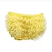 La Vogue Baby Girls Boys Ruffle Pants Knickers Bloomers Nappy Cover (L, Yellow)