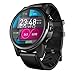 Produktbild Bovake Smartwatch Damen Herren Zeblaze THOR4 Pro-Android-Viererkabelkern 1 GB + 16 GB BT-Kamera GPS 4G WiFi-Telefonuhr (Schwarz)