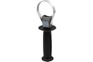 BYUTFA Maniglia per Martello Elettrico, Maniglia ausiliaria Anteriore Regolabile 60-65 mm, Morsetto per smerigliatrice, Plastica, 159 g