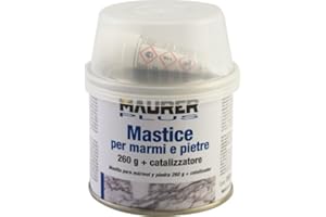 LASAV MASTICE STUCCO BIANCO PER MARMO E PIETRA LT O,150 CON CATALIZZATORE