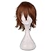 Produktbild Bzuma - Kurze Cosplay Light Brown Perücke Männer Männlich 30 cm Kunsthaar Perücken