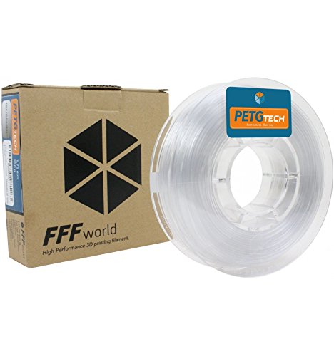 PETG Tech 250 g. Transparent 1.75 mm High performance P.E.T.G. Filament for 3D Printer - 2