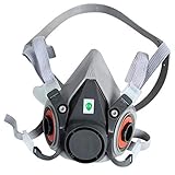 Wieder verwendbare Atemhalbmaske 6002 mit austauschbaren Filtern,Die wiederverwendbare Half Mask 6002 bietet zuverlässigen Schutz gegen Dämpfe und organische Gase (Schutzstufe A2) sowie gegen Partikel (Schutzstufe P2).