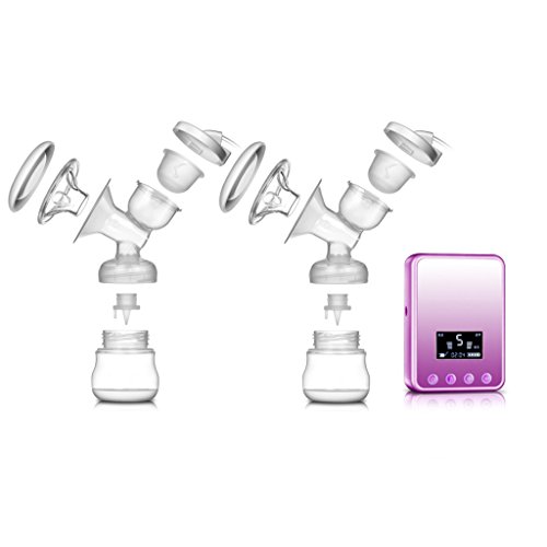 HD LCD Praktisch Elektrische Milchpumpe Brustpumpe Massage Stimulieren Laktation Saugen - 5