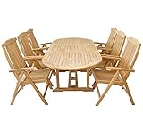 6 Hochlehner (zusammenklappbar) mit 5-fach verstellbarer Rückenlehne und Armlehnen (ca. 50 cm Sitzbreite, Sitzhöhe 44 cm, Sitztiefe 47 cm, Gesamthöhe 107 cm)