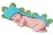 Ukamshop(TM)Baby Girls Boy Newborn-9 Month Knit Crochet Minnie Clothes Photo Prop Outfits (Green Dinosaur)