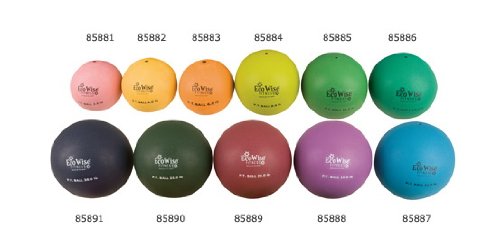 Aeromat Ecowise Non rimbalza Fisioterapia Ball, 85883, Yellow, 6-Pound