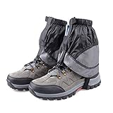 ✅【LIGERO】-- Polainas de arranque compactas con diseño ultraligero y a prueba de viento, fáciles de poner / quitar y cómodas de usar. Los tobillos se pueden limpiar fácilmente y secar rápidamente, se pliegan fácilmente, no dude en llevarlos a todas partes.