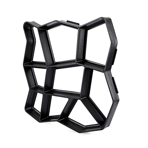 SAILUN® 3 x Betonform Pflastermacher Gießform für Garten Gehwegen Trittsteinen DIY Schalungsform (3 Stücke – Unregelmäßig) - 3
