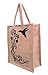 GREAN Jute Lunch Bag/ Tote/ Utility Bag FLOWER & BIRD PATTERN RS.225.00