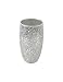 Produktbild Glas-Vase Mosaik silber/hellgrau 14 x 25cm