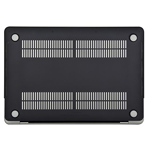 MOSISO MacBook Pro 13 Hülle 2016 – Ultra Slim Hochwertige Plastik Hartschale Tasche Schutzhülle Snap Case für NEUESTE MacBook Pro 13 Zoll (2016 Freisetzung) A1706 / A1708 mit/ohne Touch Bar and Touch ID, Schwarz - 7