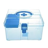 Nombre de producto: Caja de primeros auxilios de familia; Material: Plastico duro
