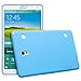 Produktbild Juppa® Samsung Galaxy Tab S 8,4 Zoll SM-T700 SM-T705 TPU Gel Silikon Tasche Hülle Schutzhülle mit HD LCD Displayschutz Schutzfolie Folie (Blau / Blue)