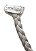 MULTI-USE EXTRA LONG PLAITED (22" 56cM) THIN CLIP-IN HAIR BRAID! (Silver Grey Mix)