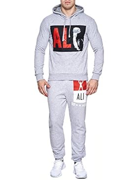 Muhammad Ali Champion Herren Jogginganzug Trainingsanzug Fitnessanzug SLIMFIT