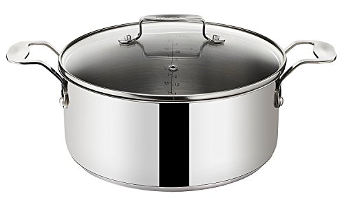 Tefal Kochtopfset Induktion Jamie Oliver Professionell 8-teilig Kochtopf 24 cm Kochtopf 20 cm Bratentopf 20 cm Stielkasserolle 16 cm - 4