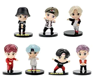 Blue Aura Limited Edition BTS Figure Height 7.8 CM (Small, Multicolour)