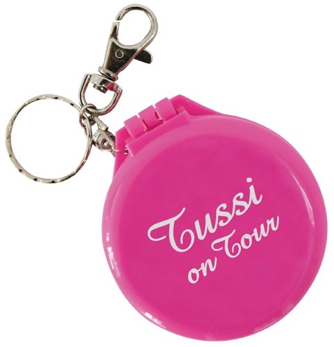 Tussi on Tour Taschenbürste mit Spiegel pink Bürste - 3