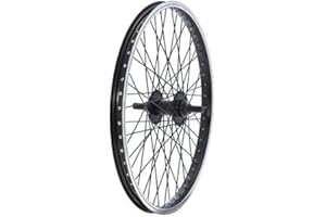 RIDEWILL BIKE Ruota Anteriore BMX 20'' Perno 14mm Nero (Ruote BMX) / Front Wheel BMX 20'' axle 14mm Black (BMX Wheel)