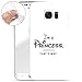 Produktbild finoo | Samsung Galaxy S7 Edge Weiche Flexible Silikon-Handy-Hülle | Transparente TPU Cover Schale mit Motiv | Tasche Case Etui mit Ultra Slim Rundum-Schutz | Princess White