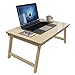 Produktbild MEILING Bett Computer Schreibtisch Notebook Faule Menschen Verwenden Wohnheim Zimmer Artefakt Study Schreibtisch Multifunktions Solid Wood Collapsible Kleine Tabelle ( größe : 60*30*28cm )